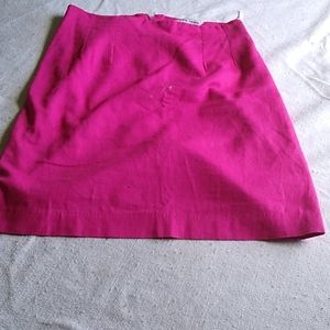 Carol Horn Workshop Women's Hot Pink Skirt Size 12